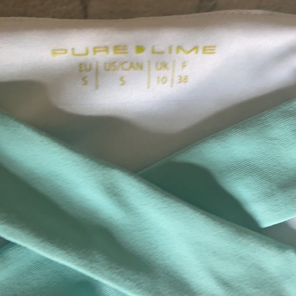 Pure lime tennis dress - Picture 2 of 4